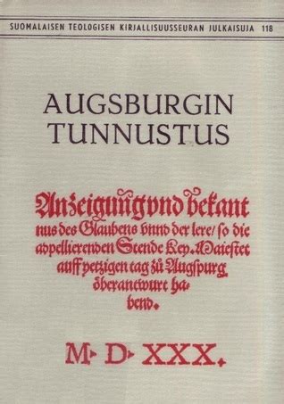 augsburgin tunnustus|Augsburgin tunnustus